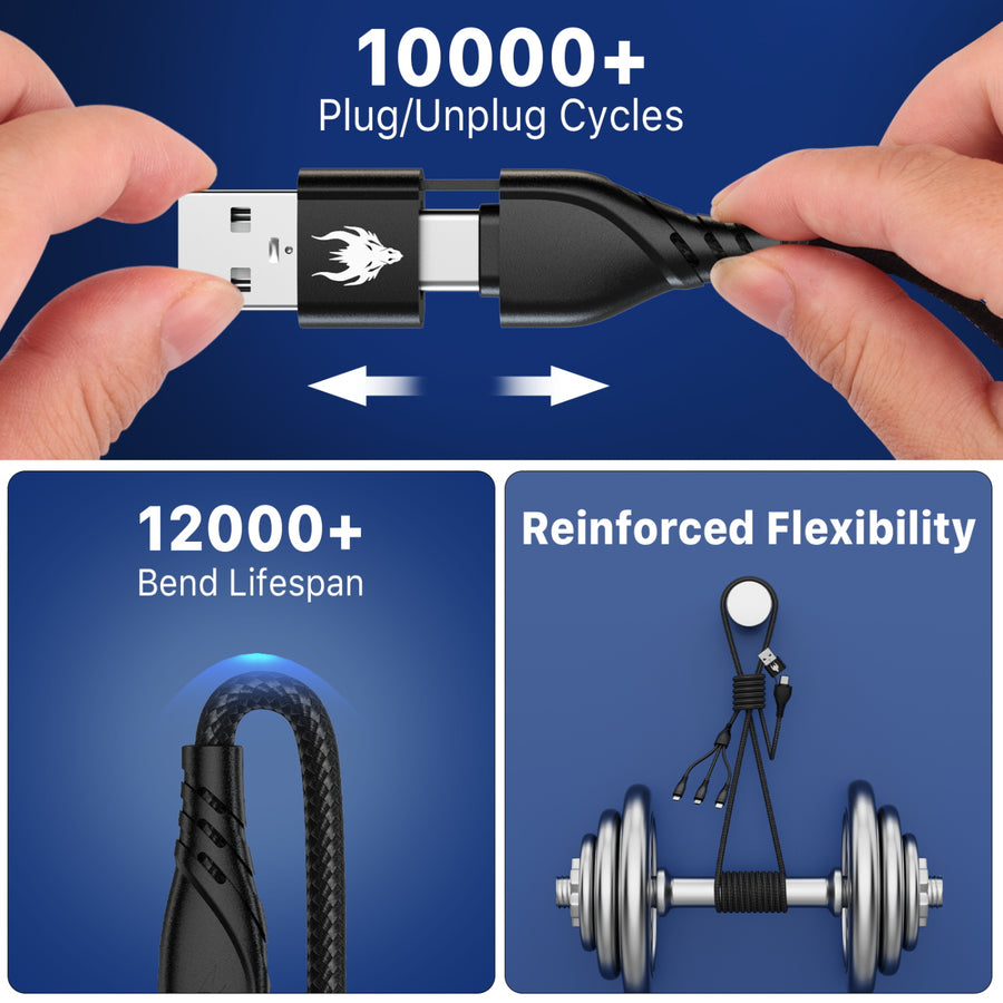 AmpNergy PowerLines 5-in-1 Universal Charging Cable - 10FT - Black - ACB5IN1MO11BK30-7.jpg