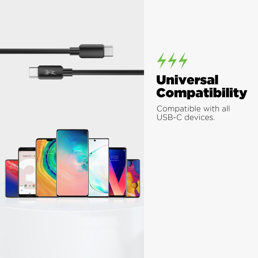 AmpNergy PowerLines USB-C to USB-C Cable - 6FT - Black - ACBCCMO09BK18-7.jpg