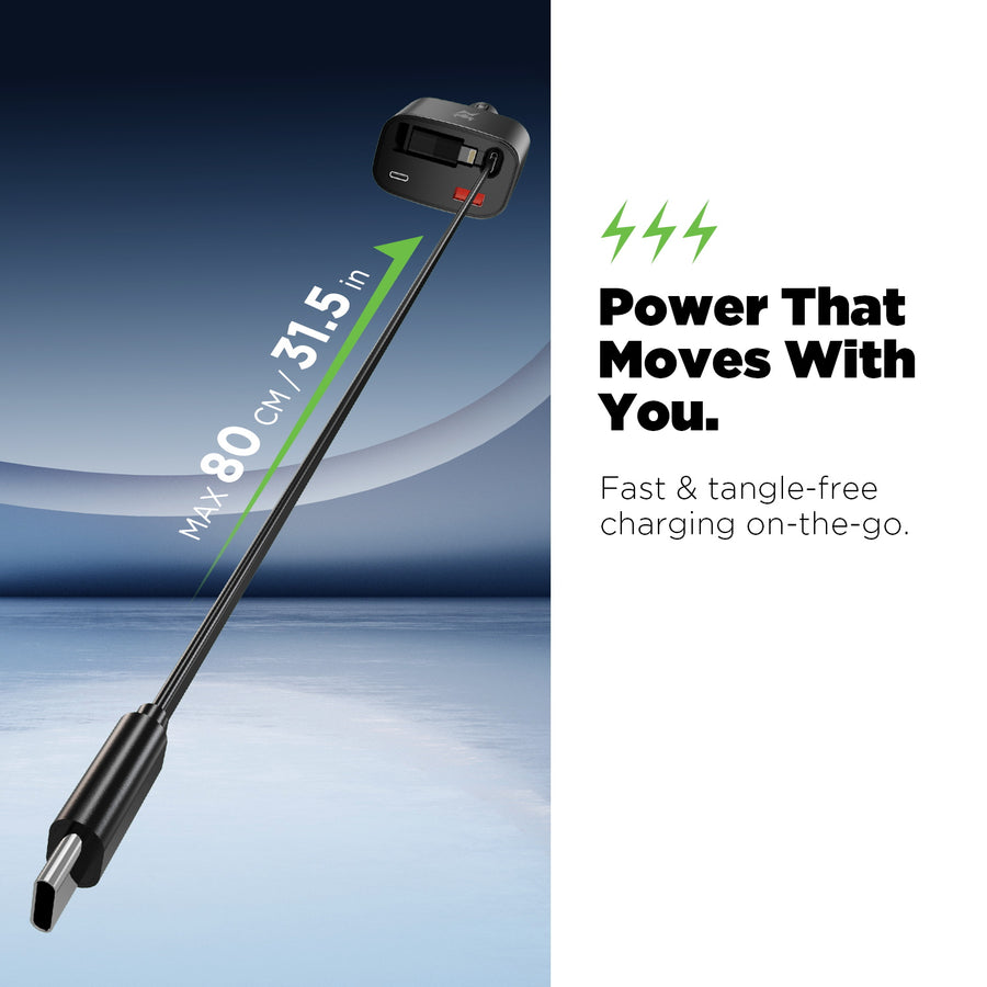 AmpNergy Speedemon 105W 4-in-1 Car Charger w/ Dual Ports & Retractable Cables - Black - ACGCARC14BK-8.jpg
