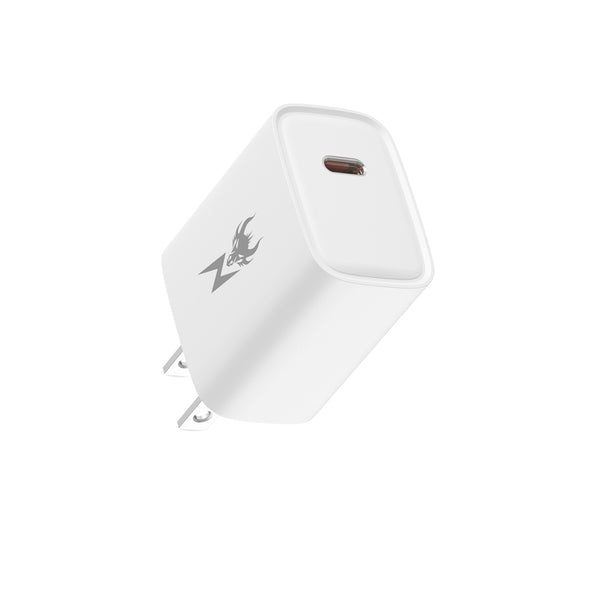 AmpNergy PowerSurge 20W USB-C Fast Wall Charger - White - ACGTRAC25PW-1.JPG