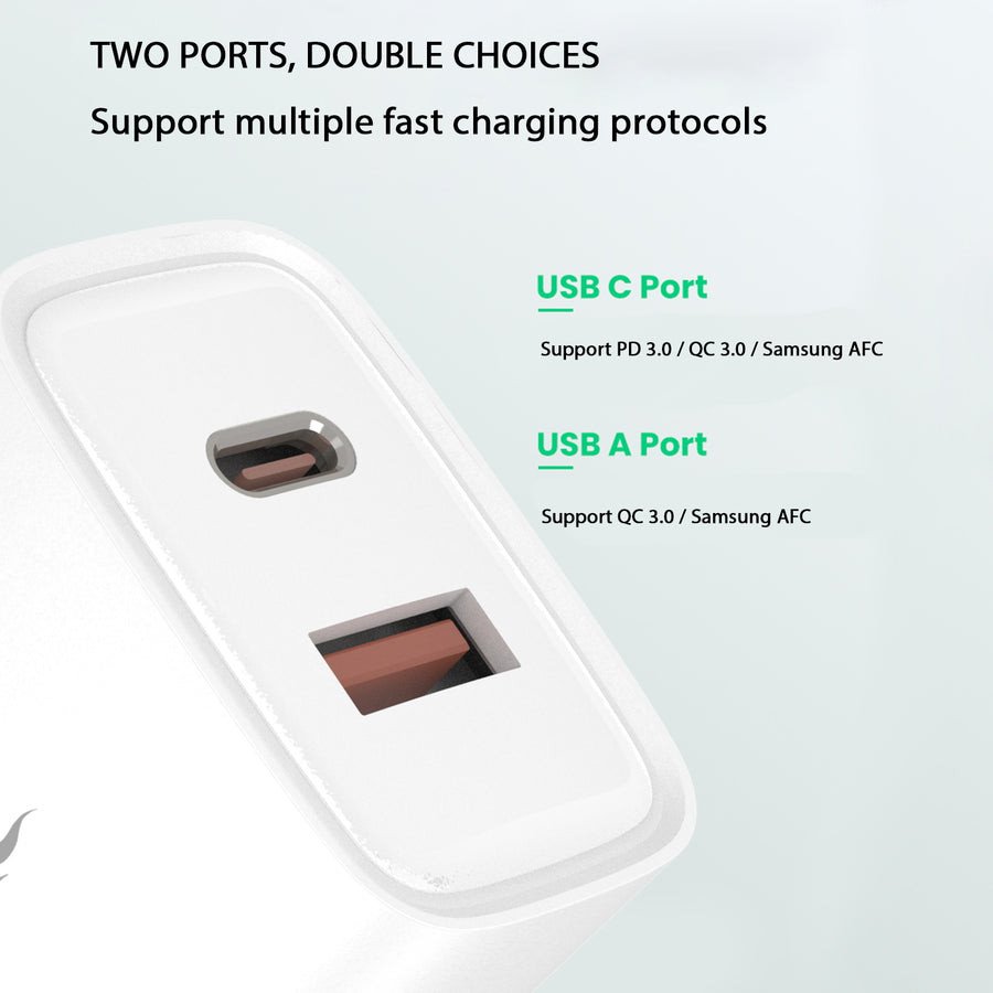 AmpNergy PowerSurge 20W Fast Dual-Port Charger - White - ACGTRAC29PW-3.jpg