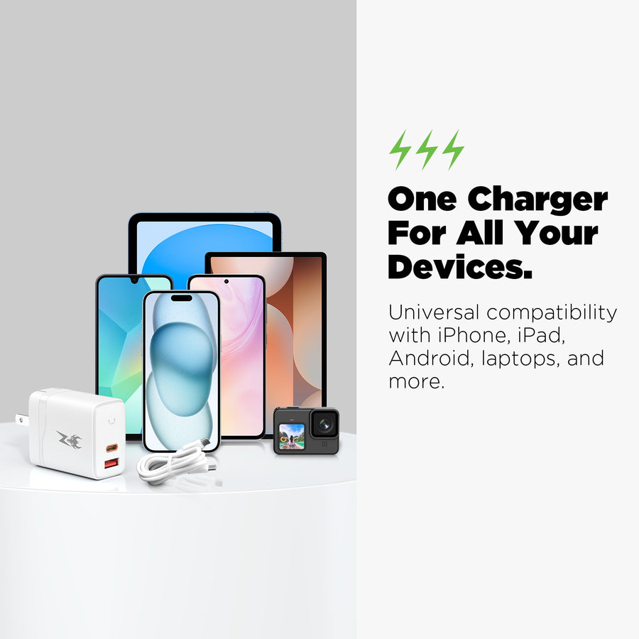 AmpNergy PowerSurge 30W Fast Dual-Port Charger w/ Foldable Plug with USB-C to USB-C Cable - White - ACGTRACCMO08PW-7.jpg
