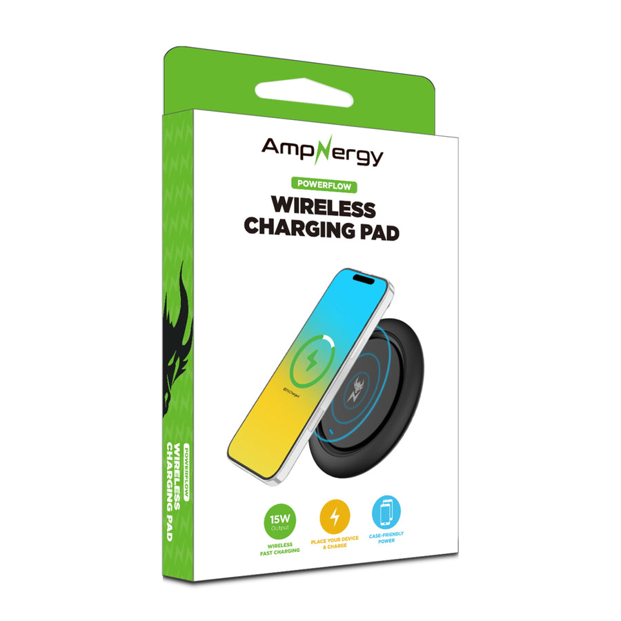 AmpNergy PowerFlow Wireless Charging Pad (15W) - Black - ACGWIRC10BK-1.JPG