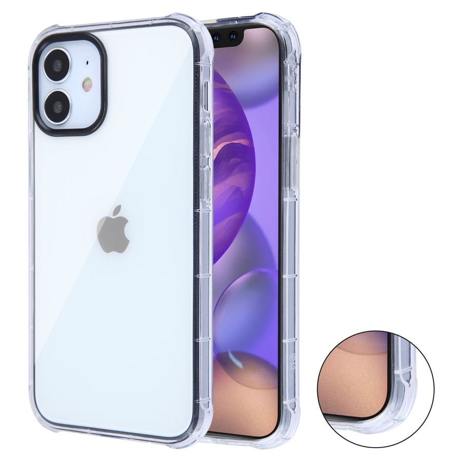 Asmyna Corner Guard Candy Skin Cover for Apple iPhone 12 mini - Transparent Clear - AIP12CSTPUS831-2.jpg