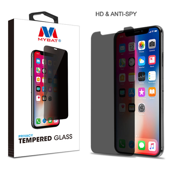 MyBat Privacy Tempered Glass Screen Protector (2.5D) for Apple iPhone XS/X / 11 Pro - Transparent Smoke - AIPHONEXLCDSCPR67-1.jpg