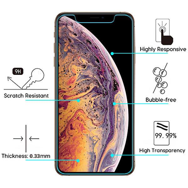 Asmyna Tempered Glass Screen Protector (2.5D) for Apple iPhone XS Max / 11 Pro Max - Clear - AIPXSMAXLCDSCPR81-3.jpg