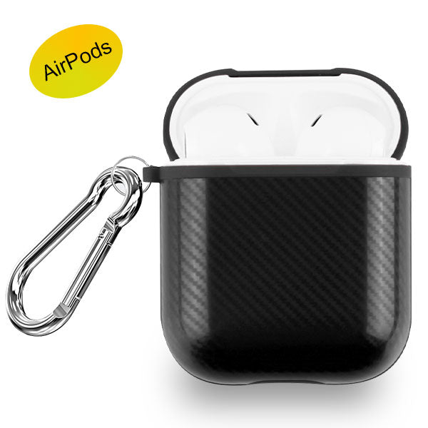 MyBat Carbon Fiber Protective Case for Apple AirPods with Wireless Charging Case - Black - AIRPODSCASK031-1.jpg