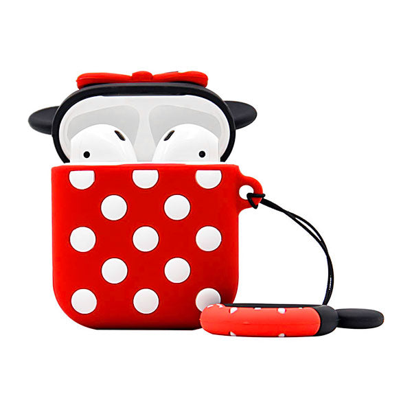 MyBat 3D Cartoon Silicone Case for Apple AirPods with Wireless Charging Case - Minnie - AIRPODSCASK191-4.jpg