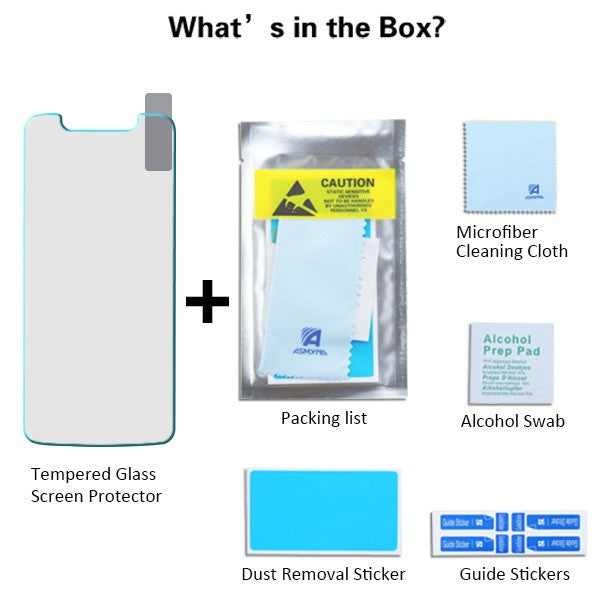 Asmyna Tempered Glass Screen Protector (2.5D) for Motorola Moto G7 Play Alcatel T-Mobile Revvlry - Clear - AMOTG7PLAYLCDSCPR81-6.jpg