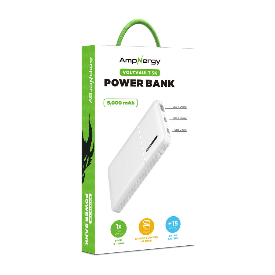 AmpNergy VoltVault 5K mAh Power Bank - White - APBBAT151-3.jpg