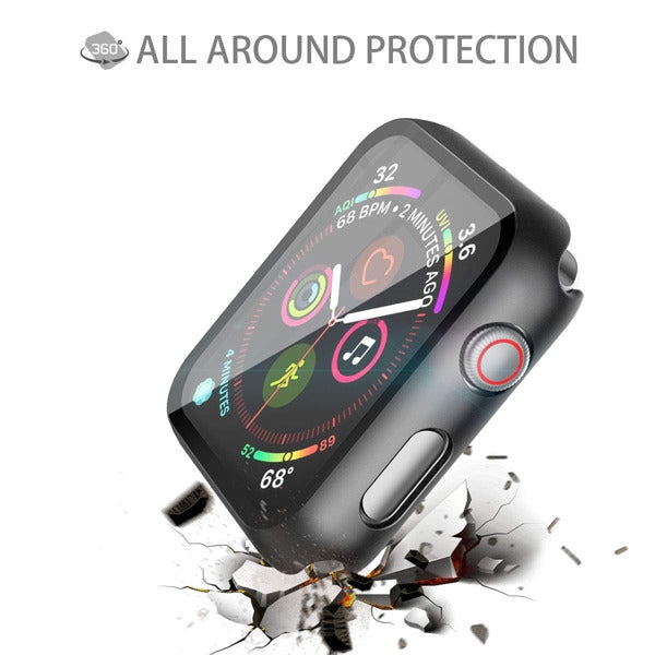 MyBat Fusion Protector Cover (with Tempered Glass Screen Protector) for Apple Watch Series 4 44mm/Watch SE 3 44mm / Watch SE (2022) 44mm - Black - APLWCH44HPCFSSO681-3.jpg