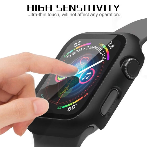 MyBat Fusion Protector Cover (with Tempered Glass Screen Protector) for Apple Watch Series 4 44mm/Watch SE 3 44mm / Watch SE (2022) 44mm - Black - APLWCH44HPCFSSO681-6.jpg