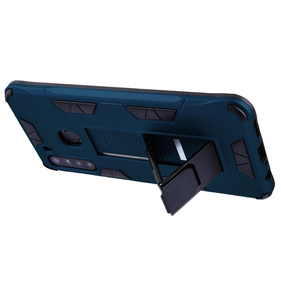 Asmyna Hybrid Case (with Stand) for Samsung Galaxy A21 - Ink Blue / Black - ASA21CSSASS793-3.jpg
