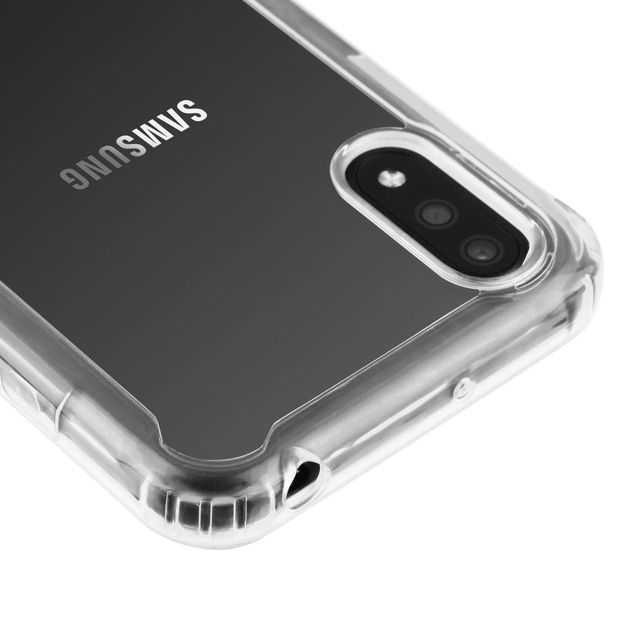 Asmyna Sturdy Gummy Cover for Samsung Galaxy A01 - Highly Transparent Clear / Transparent Clear - ASAMA01CASKGM0141-4.jpg