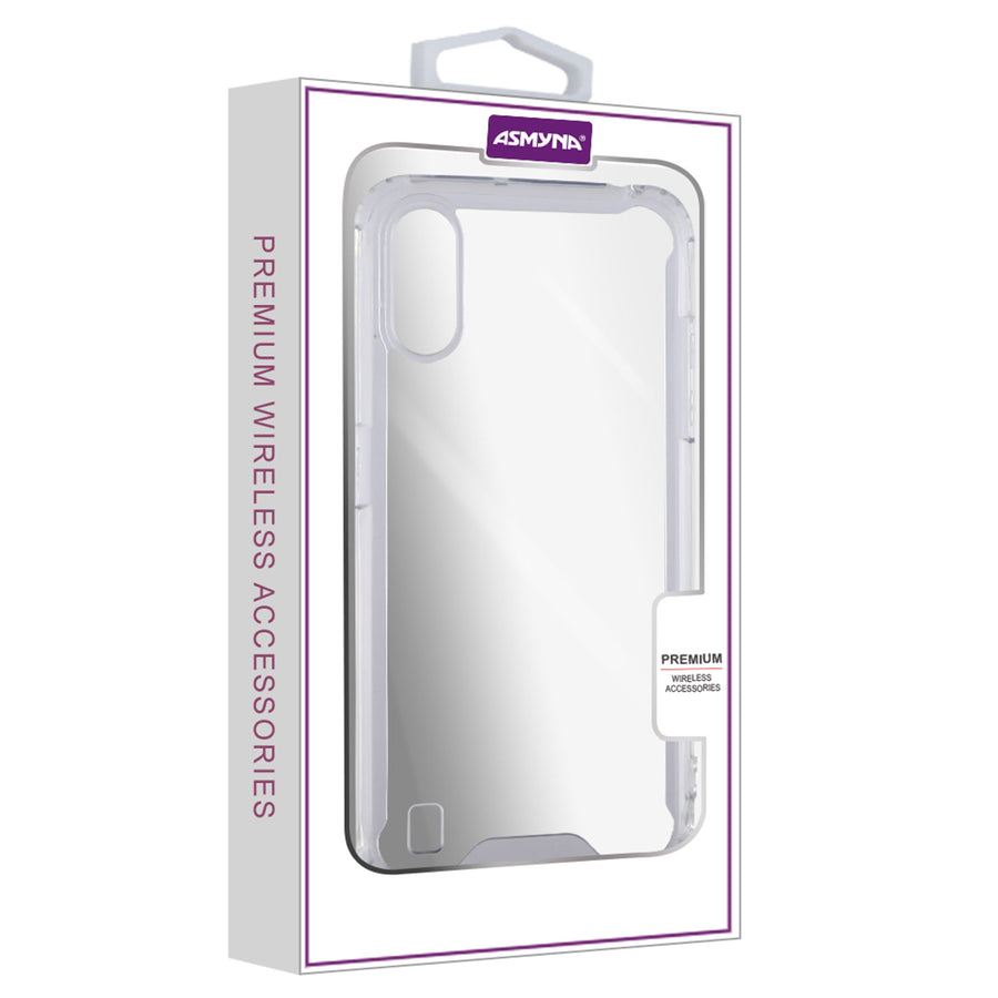 Asmyna Sturdy Gummy Cover for Samsung Galaxy A01 - Highly Transparent Clear / Transparent Clear - ASAMA01CASKGM0141-8.jpg