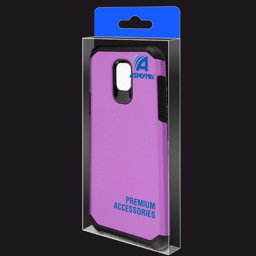 Asmyna Astronoot Protector Cover for Samsung J337 (Galaxy J3 (2018))/Galaxy J3 V/J3 3rd Gen / Galaxy J3 Star - Purple / Black - ASAMJ337HPCSAAS34EWP-2.jpg