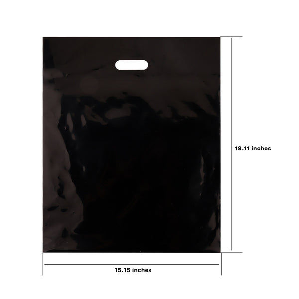 Boost Large Plastic Mobile Shopping Bags 100 Ct (L=18.11*W=15.16 inch) - Black - BAGP4638BK-1.JPG