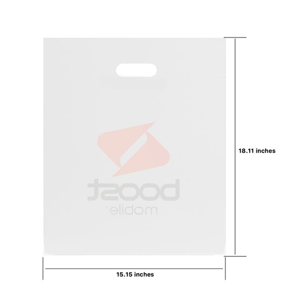 Boost Large Plastic Mobile Shopping Bags 100 Ct,(L=18.11*W=15.16 inch) - White - BAGP4638WT-1.JPG