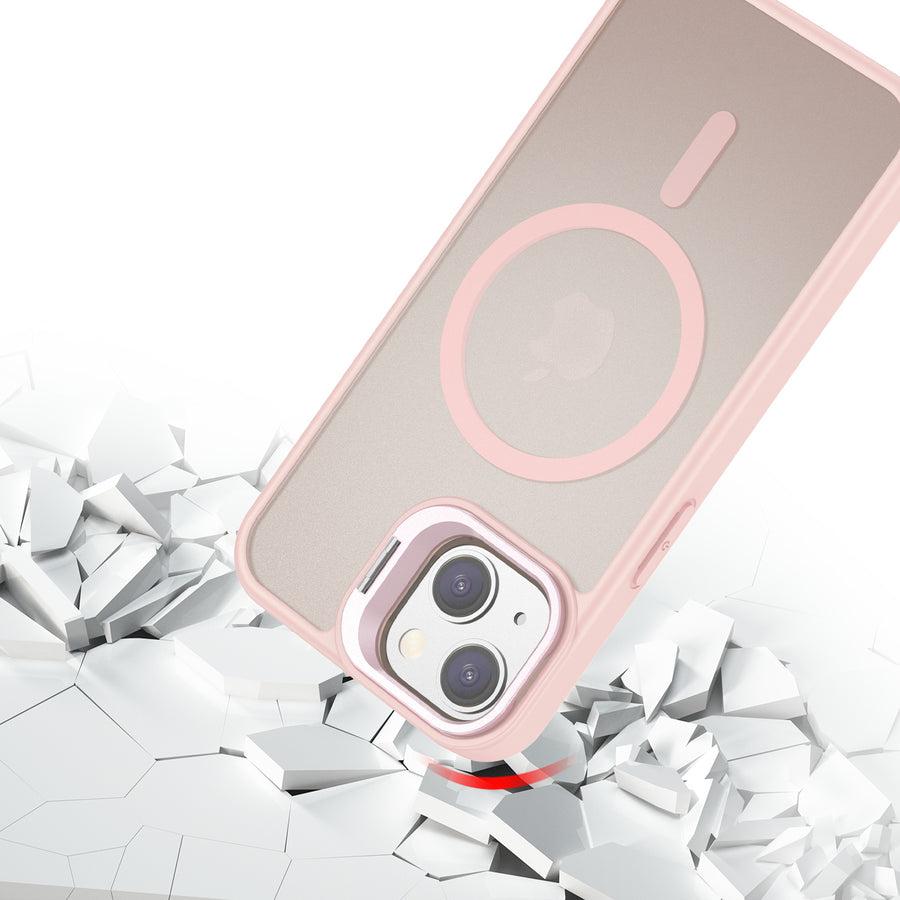 baseline InFrame MagSafe Case with Kickstand for Apple iPhone 17e / 16e / 14 / 13 - Pink - BIP13CSFGMS212-4.jpg