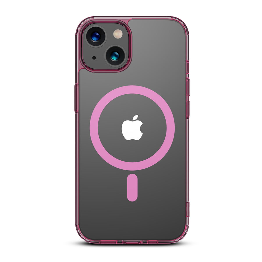 baseline Clear Series MagSafe Case for Apple iPhone 17e / 16e / 14 / 13 - Pink - BIP13CSFSST222-3.jpg
