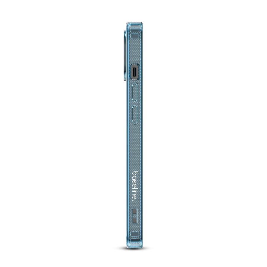 baseline Clear Series MagSafe Case for Apple iPhone 17e / 16e / 14 / 13 - Blue - BIP13CSFSST223-4.jpg