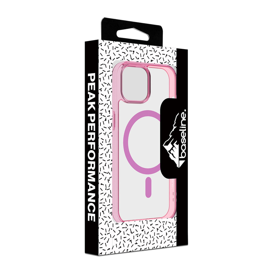 baseline Clear Series MagSafe Case for Apple iPhone 15 - Pink - BIP15CSFSST222-8.jpg
