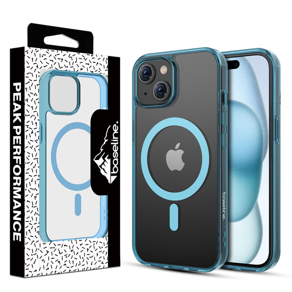 baseline Clear Series MagSafe Case for Apple iPhone 15 - Blue - BIP15CSFSST223-1.jpg