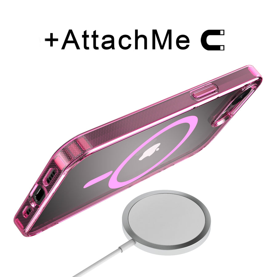 baseline Clear Series MagSafe Case for Apple iPhone 17e / 16e - Pink - BIP16ECSFSST222-7.jpg