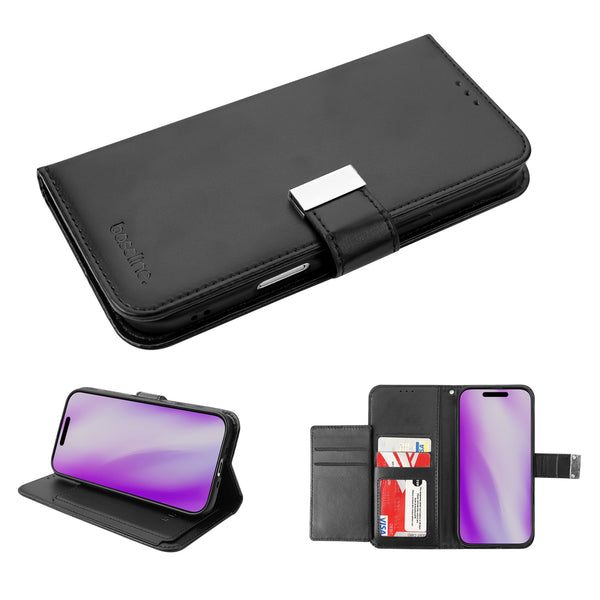 baseline Wallet Folio Case for Apple iPhone Air - Black / Black - BIP17APCMJG031-2.jpg