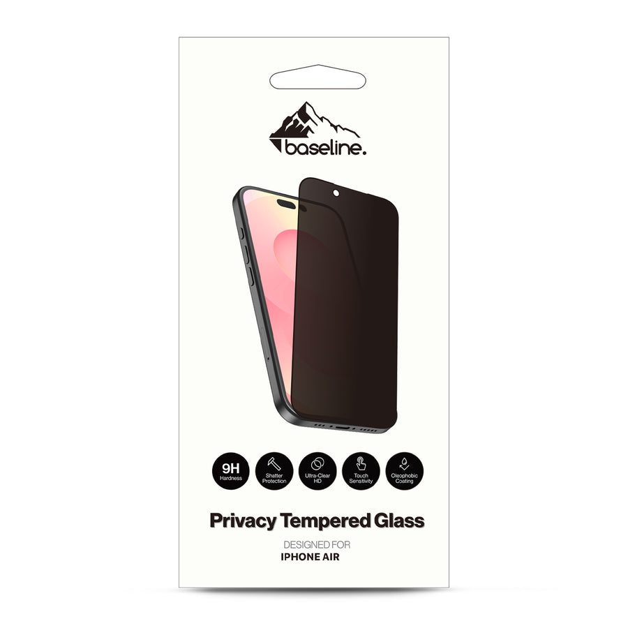 baseline Privacy Full Coverage Tempered Glass Screen Protector for Apple iPhone Air - Black - BIP17ASCF112-11.jpg