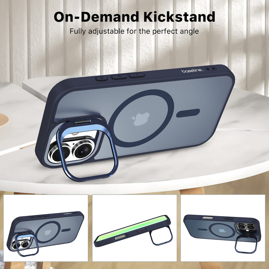 baseline InFrame MagSafe Case with Kickstand for Apple iPhone 17 - Cobalt - BIP17CSFGMS213-6.jpg