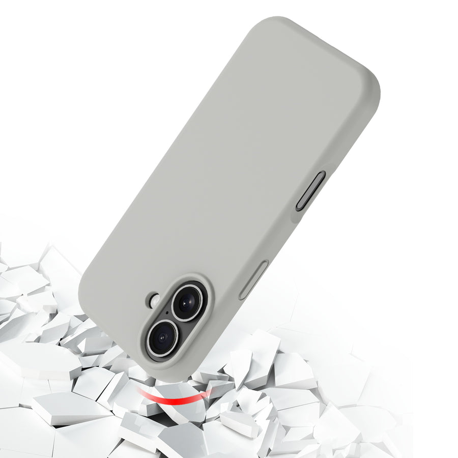 baseline Essence Series Silicone MagSafe Case for Apple iPhone 17 - Pebble White - BIP17CSLSM602-5.jpg