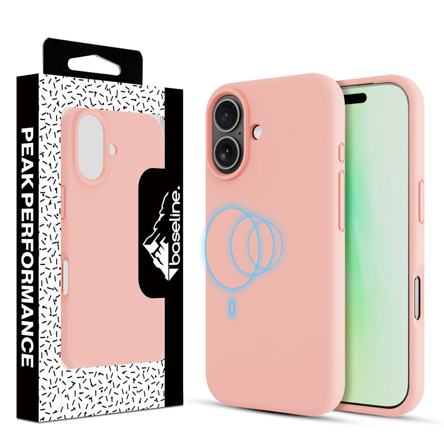 baseline Essence Series Silicone MagSafe Case for Apple iPhone 17 - Blush Pink