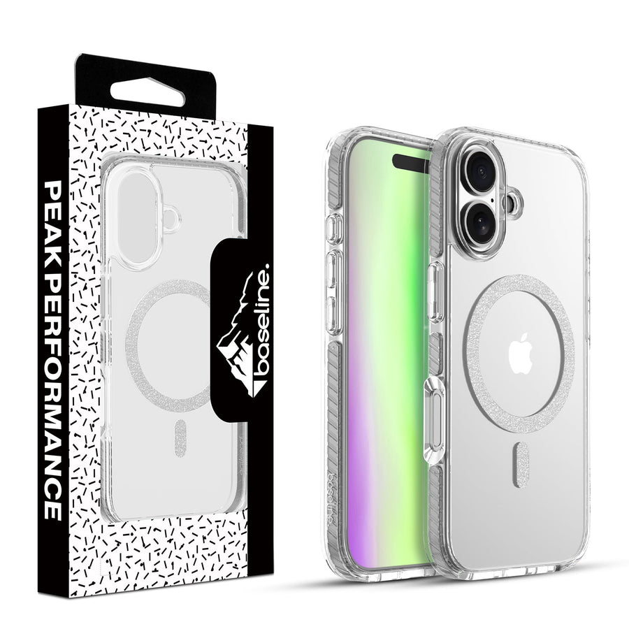 baseline Shimmer Series MagSafe Case for Apple iPhone 17 - Silver