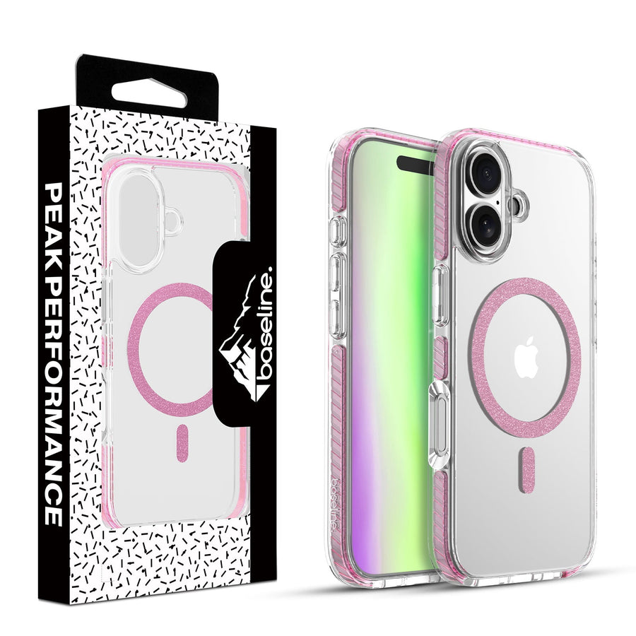 baseline Shimmer Series MagSafe Case for Apple iPhone 17 - Rose Gold