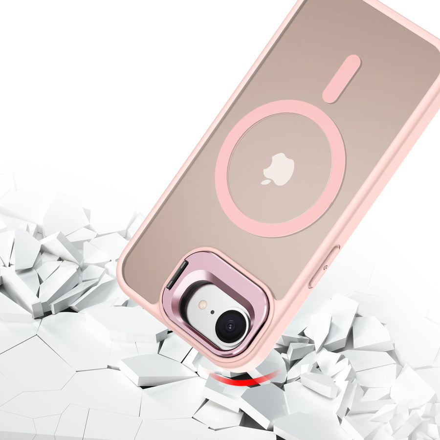 baseline InFrame MagSafe Case with Kickstand for Apple iPhone 17e / 16e - Pink - BIP17ECSFGMS212-4.JPG
