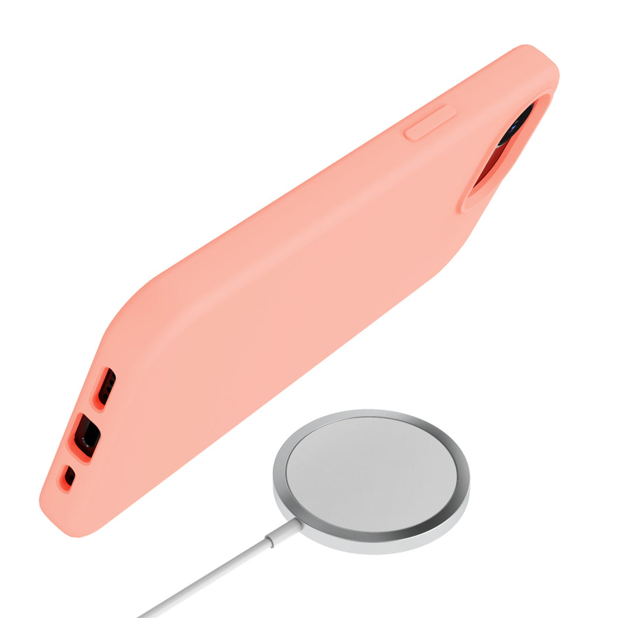 baseline Essence Series Silicone MagSafe Case for Apple iPhone 17e / 16e - Blush Pink - BIP17ECSLSM604-7.jpg