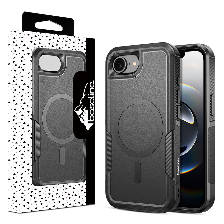 baseline Fortress Series MagSafe Case for Apple iPhone 17e / 16e - Black