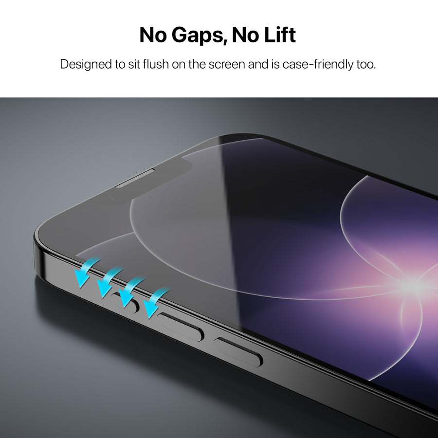 baseline Privacy Full Coverage Tempered Glass Screen Protector for Apple iPhone 17e / 16e / 14 / 13 / 13 Pro - Black - BIP17ESCF112-6.jpg