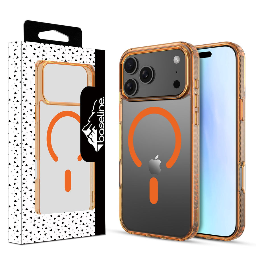 baseline Clear Series MagSafe Case for Apple iPhone 17 Pro Max - Orange