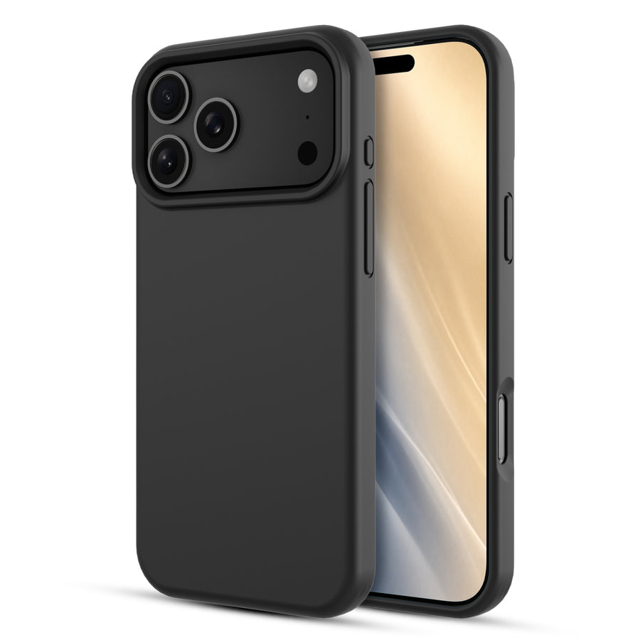 baseline Essence Series Silicone MagSafe Case for Apple iPhone 18 Pro / 17 Pro - Jet Black - BIP18PCSLSM601-2.JPG