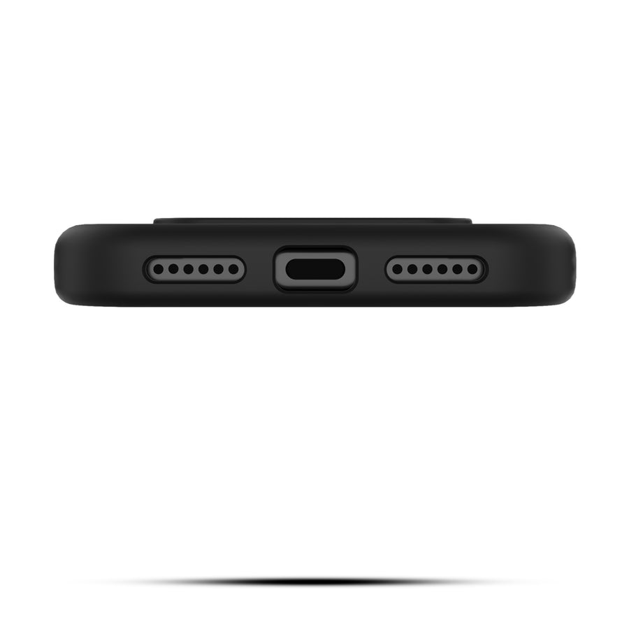 baseline Essence Series Silicone MagSafe Case for Apple iPhone 18 Pro / 17 Pro - Jet Black - BIP18PCSLSM601-4.JPG