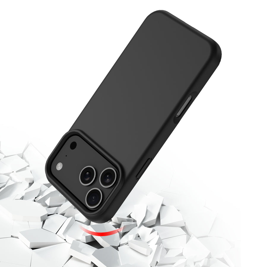 baseline Essence Series Silicone MagSafe Case for Apple iPhone 18 Pro / 17 Pro - Jet Black - BIP18PCSLSM601-5.JPG