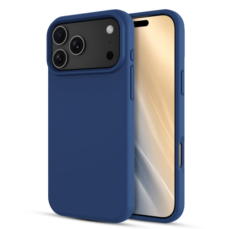 baseline Essence Series Silicone MagSafe Case for Apple iPhone 18 Pro / 17 Pro - Midnight Blue - BIP18PCSLSM603-2.JPG