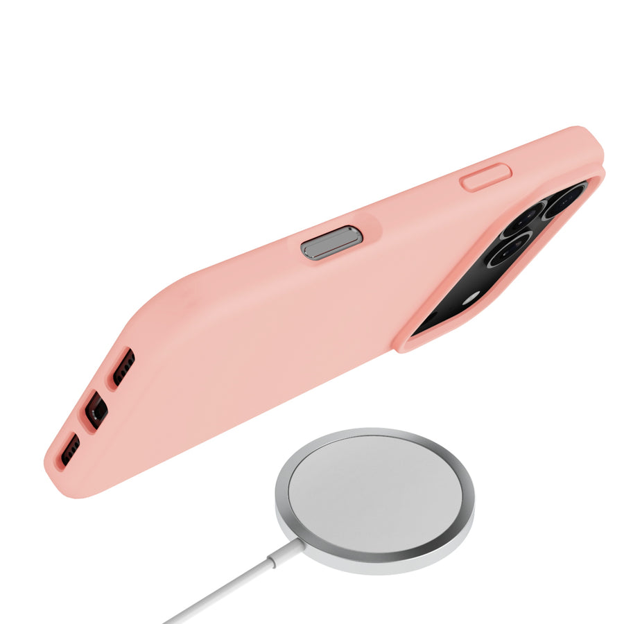 baseline Essence Series Silicone MagSafe Case for Apple iPhone 18 Pro / 17 Pro - Blush Pink - BIP18PCSLSM604-6.JPG