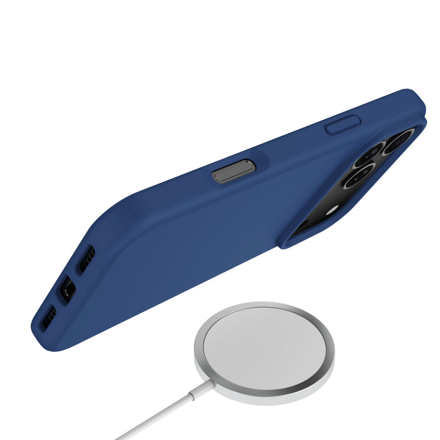 baseline Essence Series Silicone MagSafe Case for Apple iPhone 18 Pro Max / 17 Pro Max - Midnight Blue - BIP18PMCSLSM603-6.JPG
