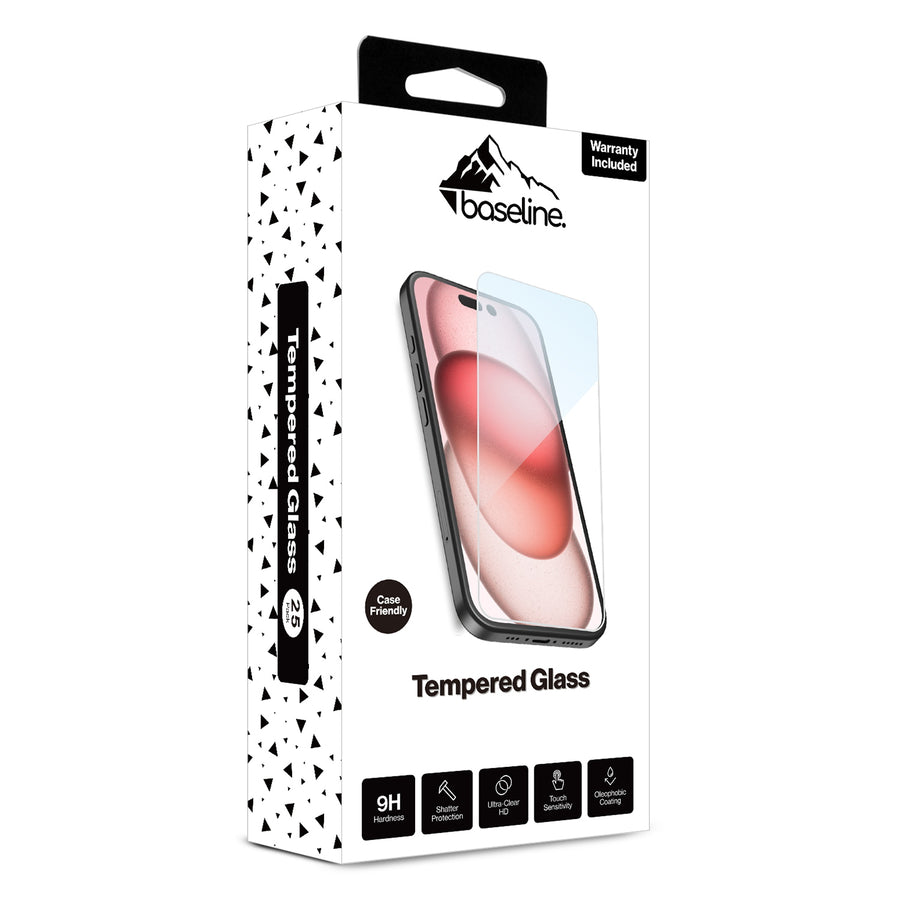 baseline Tempered Glass Screen Protector (2.5D)(25-pack) for Apple iPhone 18 Pro Max / 17 Pro Max - Clear - BIP18PMSC81TF-1.JPG