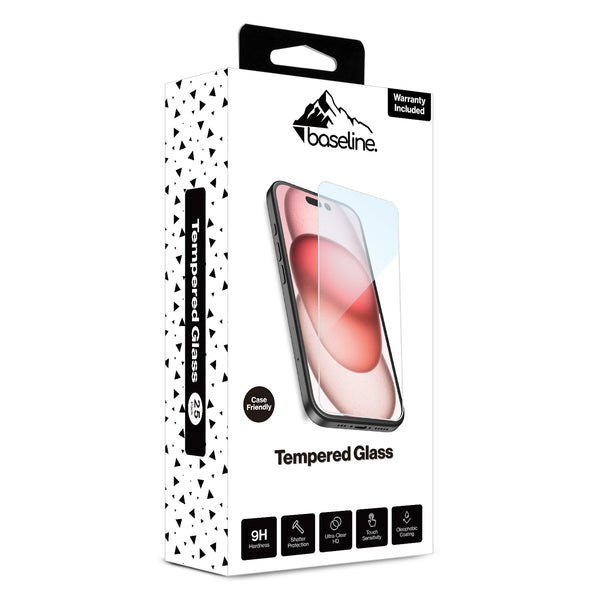 baseline Tempered Glass Screen Protector (2.5D)(25-pack) for Apple iPhone 18 Pro / 17 Pro - Clear - BIP18PSC81TF-1.JPG
