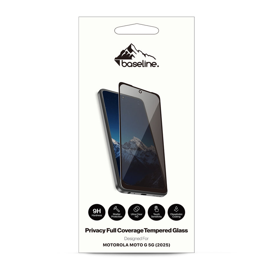 baseline Privacy Full Coverage Tempered Glass Screen Protector for Motorola Moto G 5G (2025) - Black - BMG5G25SCF112-7.jpg