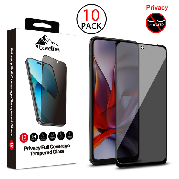 baseline Privacy Full Coverage Tempered Glass Screen Protector (10-pack) for Motorola Moto G 5G (2025) - Black - BMG5G25SCF112TEN-1.jpg